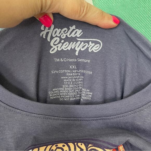 Hasta Siempre Day of the Dead Sugar Skull Graphic Tee | XXL - Picture 4 of 4